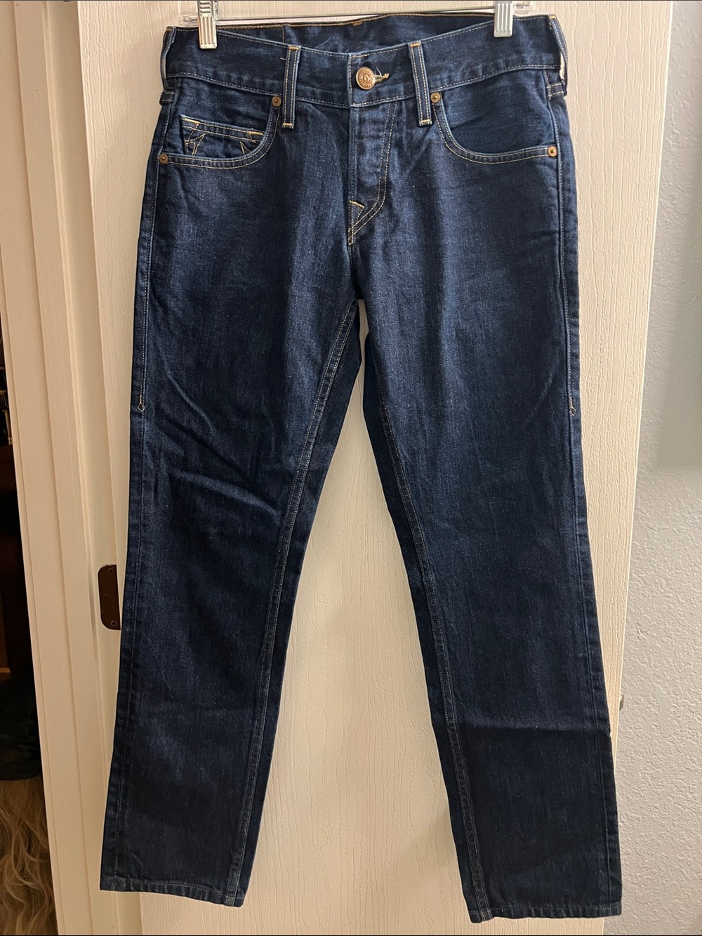 True Religion Men's Indigo Straight Jeans